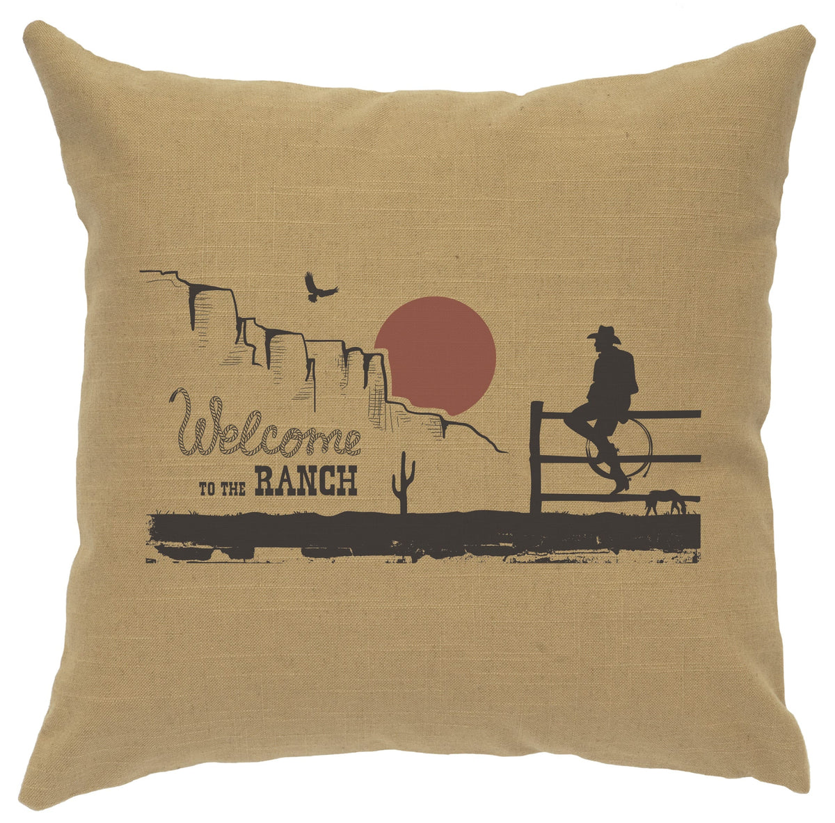 Cabin Classics Pillows - Welcome To The Ranch