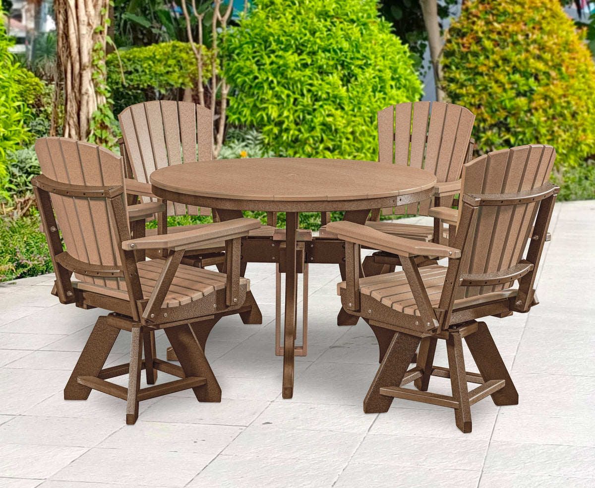 Premier Patio Five Piece Round Dining Height Dining Set