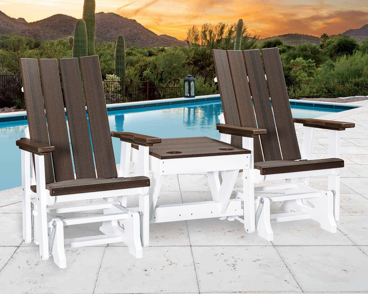 Premier Patio Double Glider with Center Table