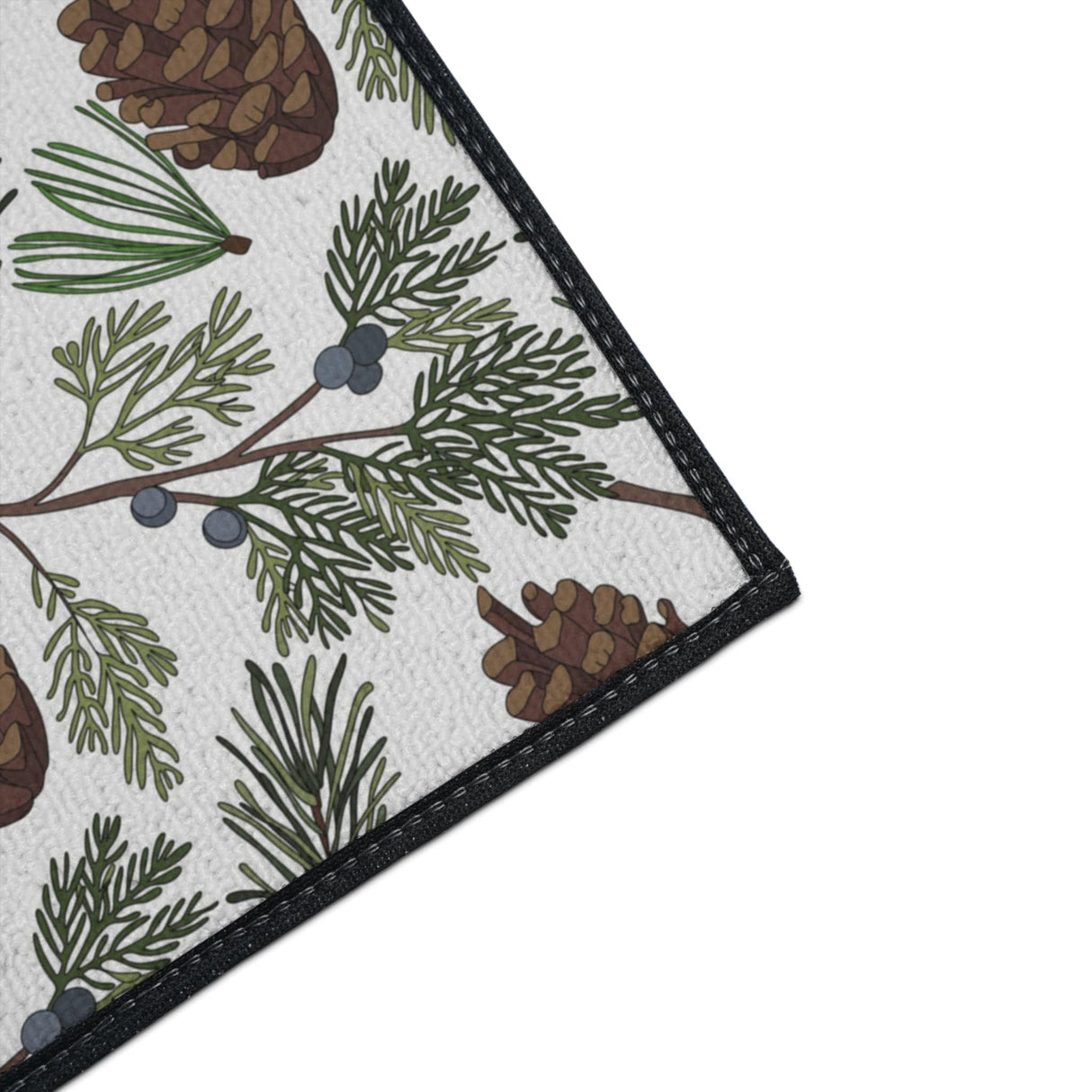Pinecone Forest Non-Slip Rug