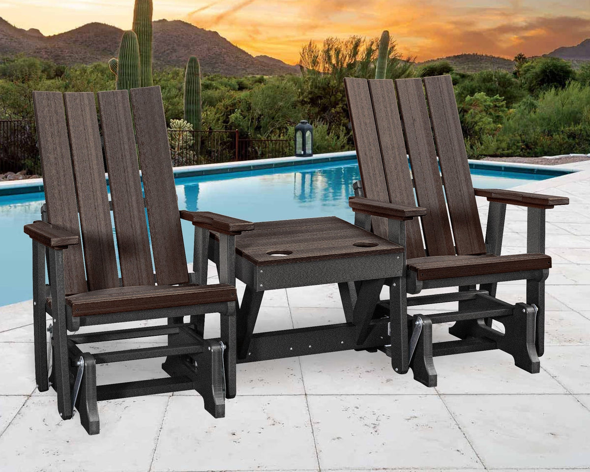 Premier Patio Double Glider with Center Table