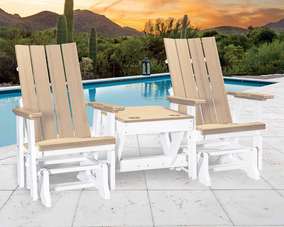 Premier Patio Double Glider with Center Table