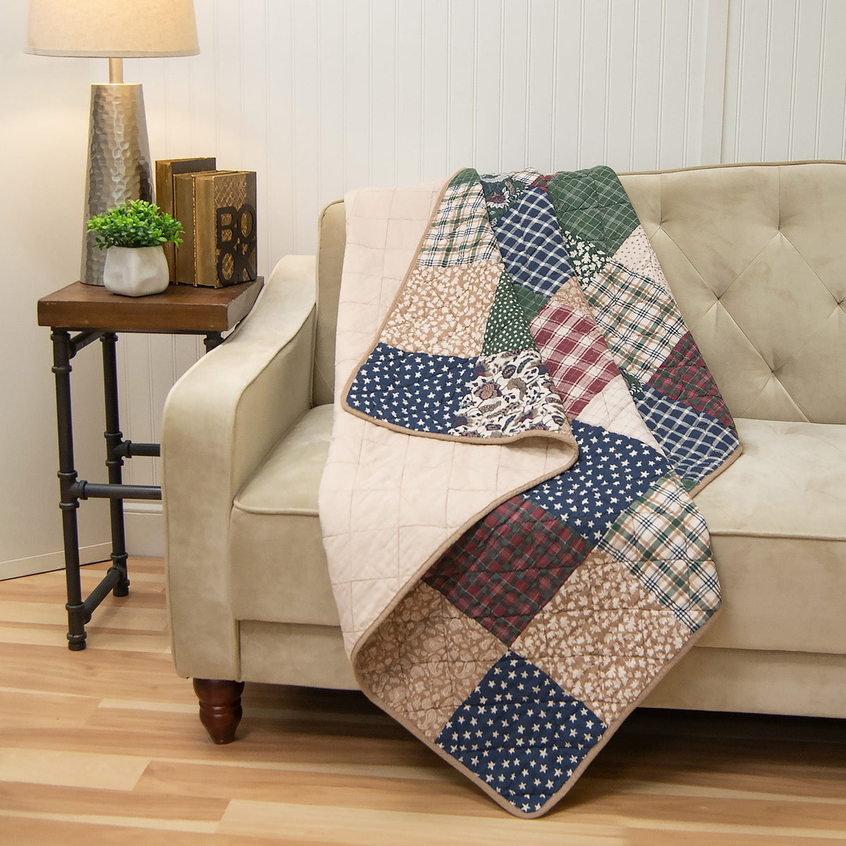 Paisley Plaid Throw – The Cabin Place