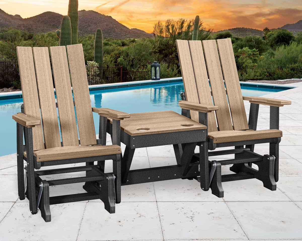Premier Patio Double Glider with Center Table