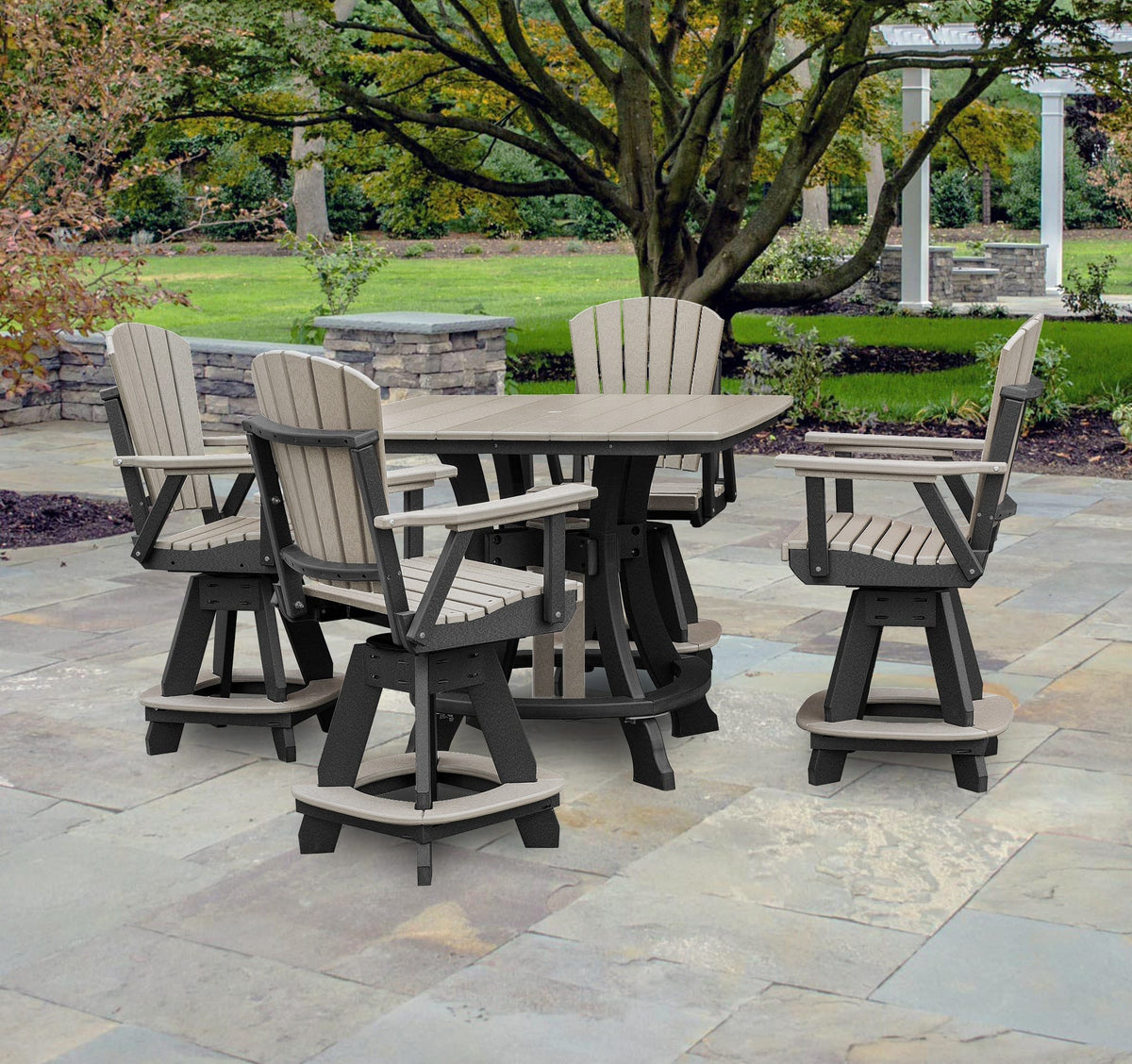 Premier Patio Five Piece Square Counter Height Dining Set