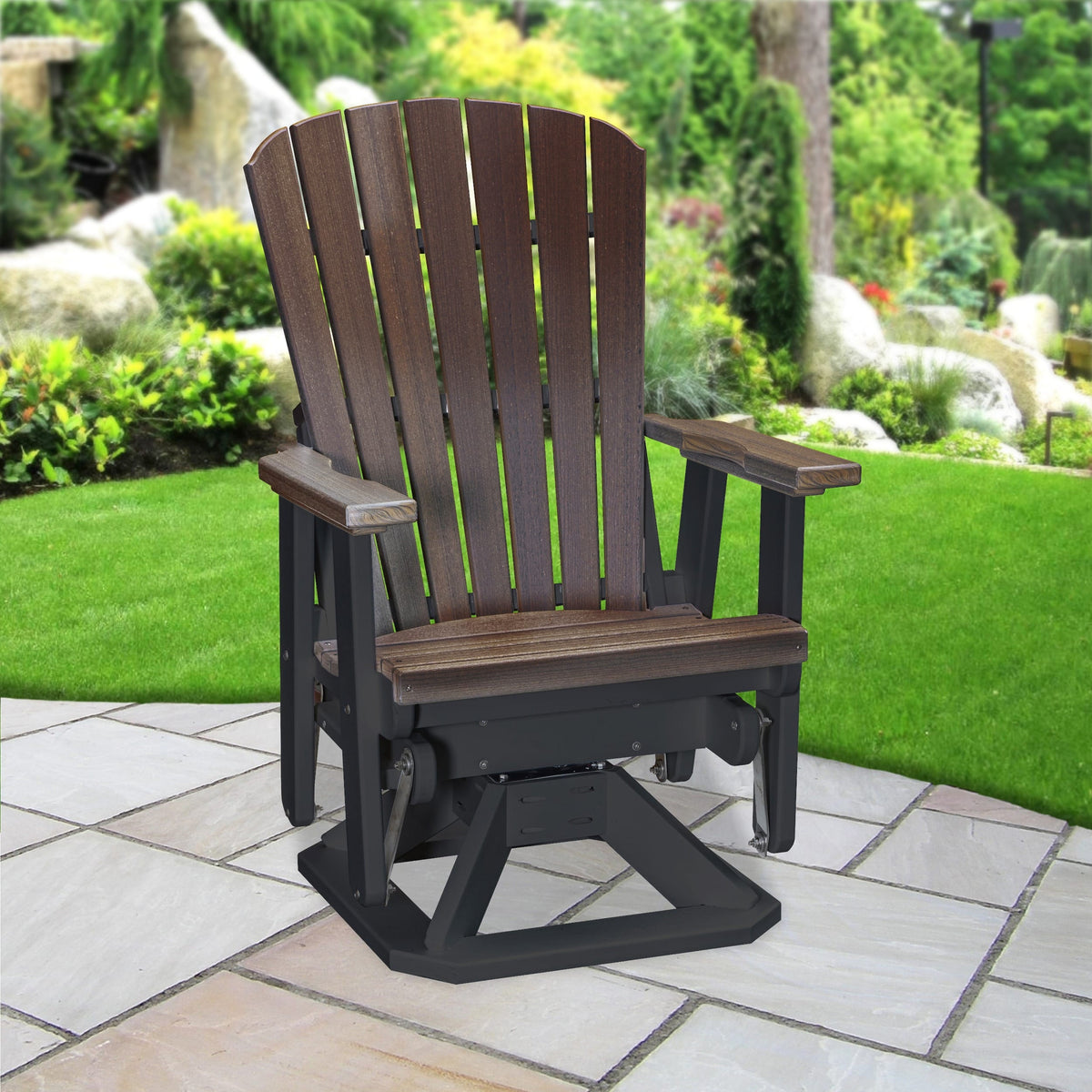 Premier Patio Fan Back Swivel Glider