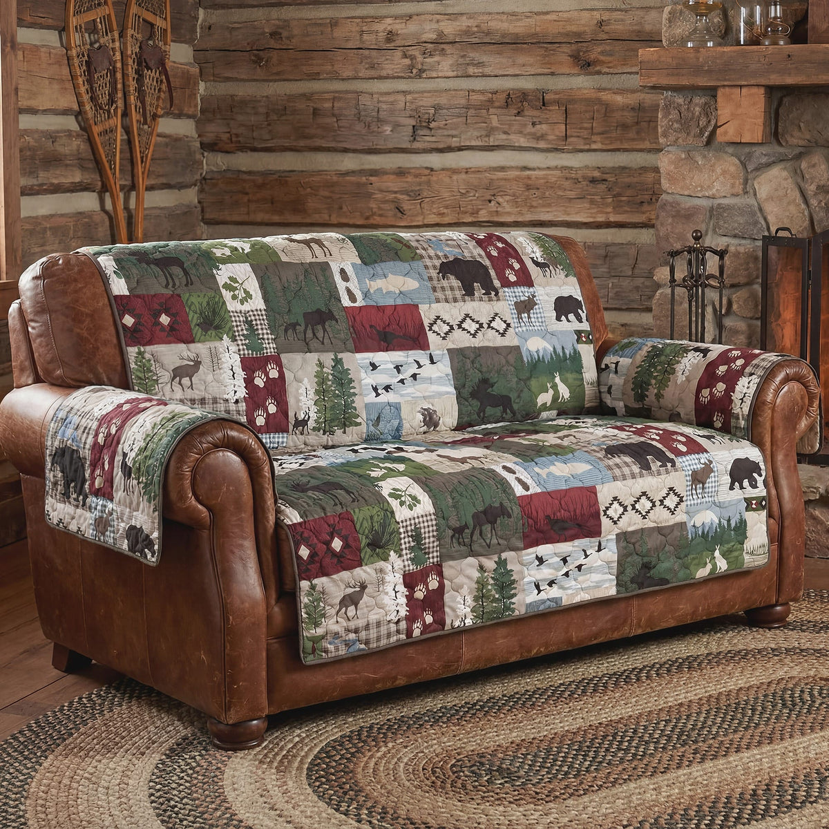 Montana Wilderness Loveseat Cover