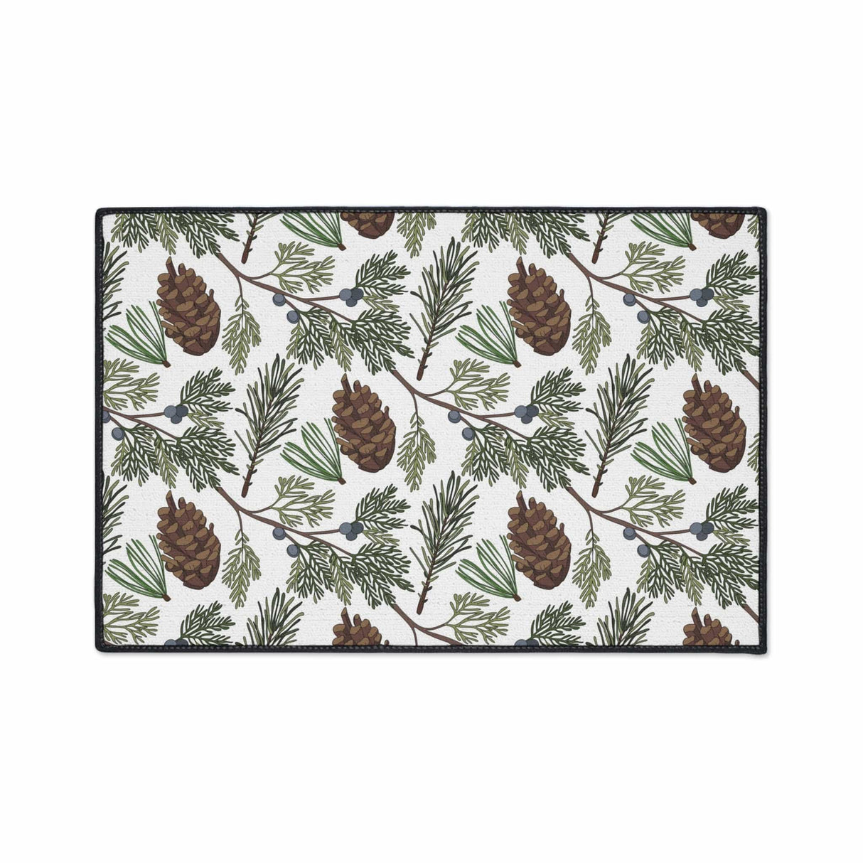 Pinecone Forest Non-Slip Rug