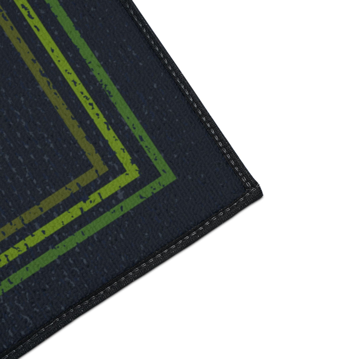 Navy Green Pine Non-Slip Rug