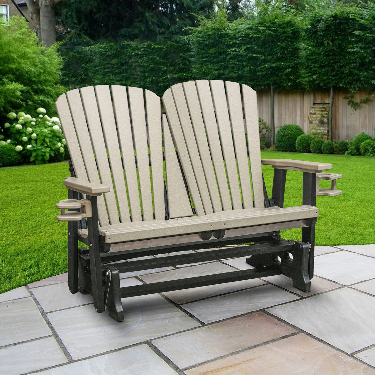 Premier Patio Dual Fan Back Glider