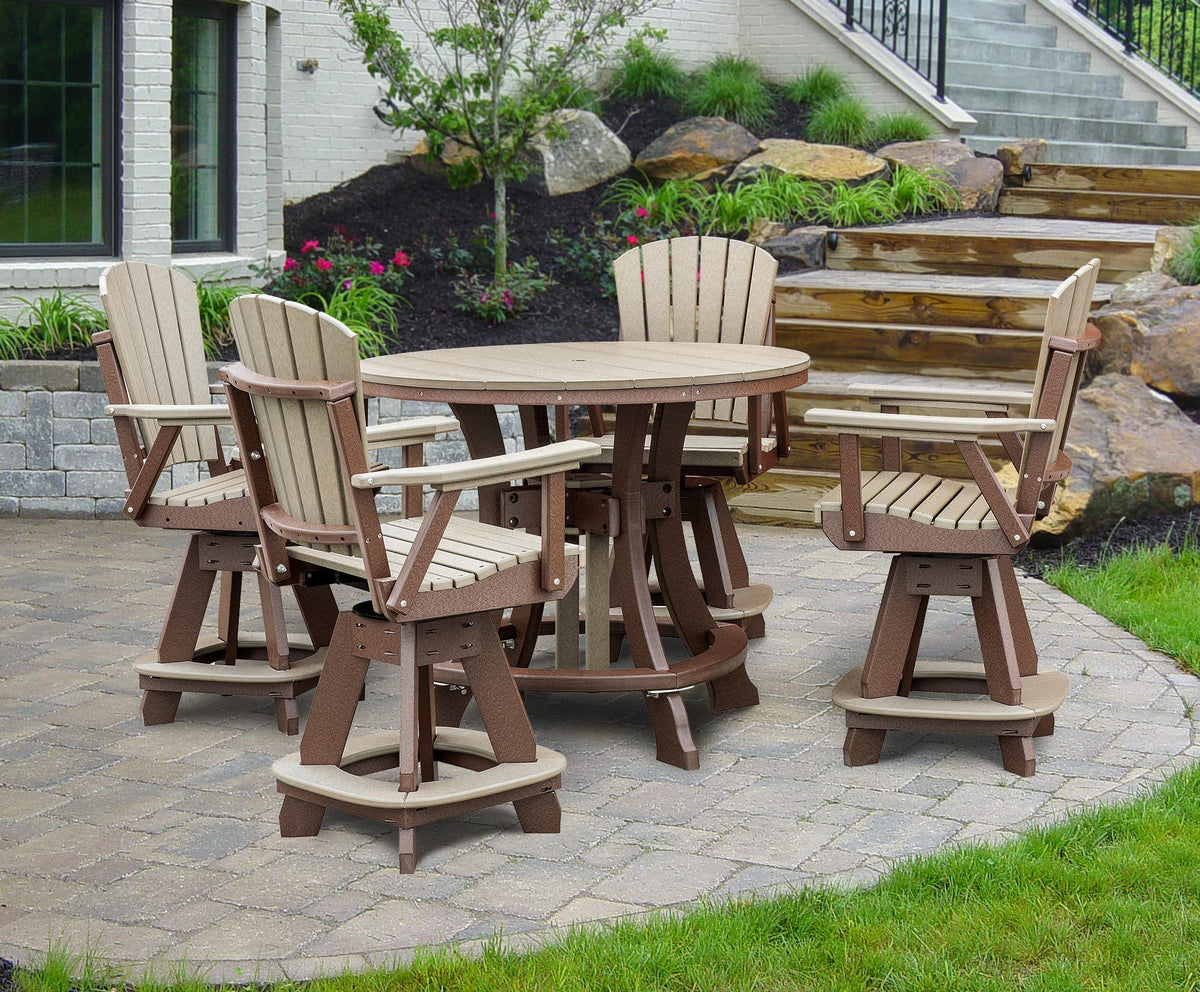 Premier Patio Five Piece Round Counter Height Dining Set