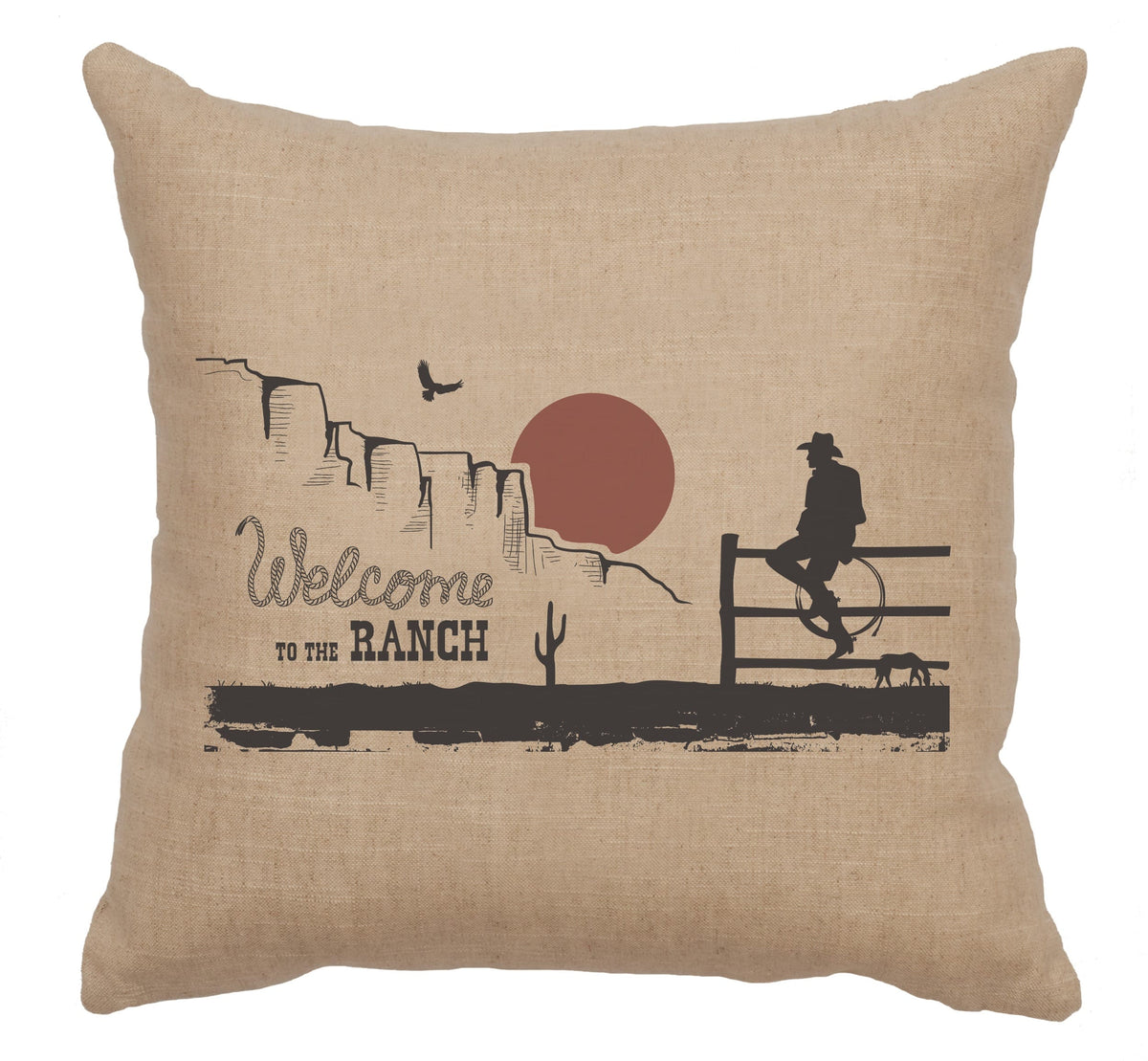 Cabin Classics Pillows - Welcome To The Ranch