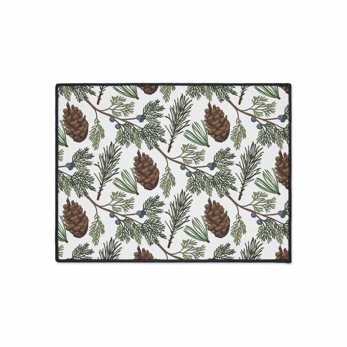 Pinecone Forest Non-Slip Rug