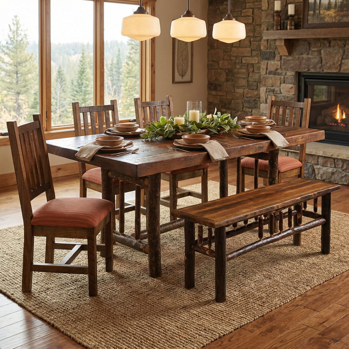 Roanoke Tobacco Rectangular Dining Table