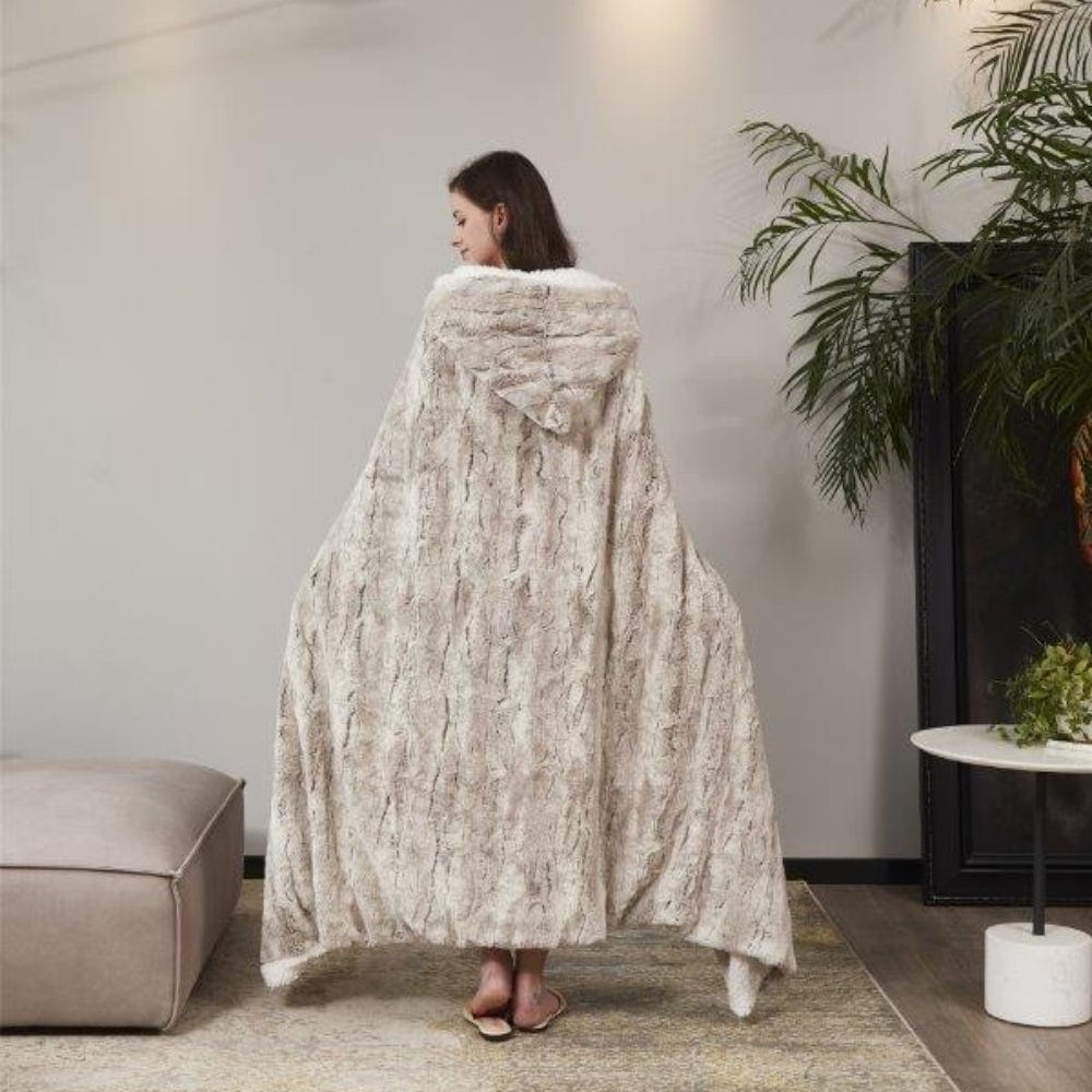Grey Days Wearable Throw