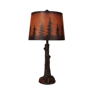 Deep Roots Rust Table Lamp
