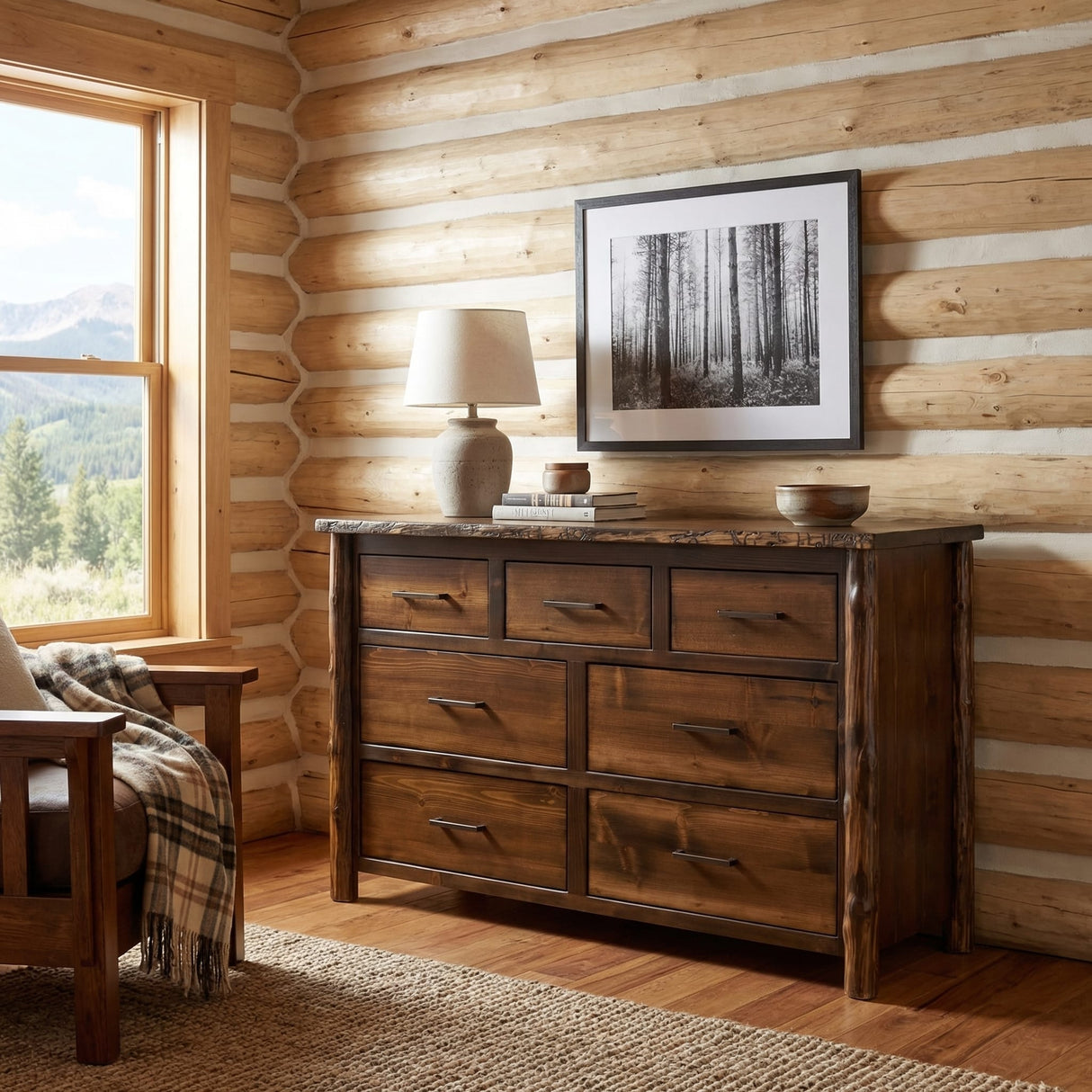 Cedar Creek 7 Drawer Dresser
