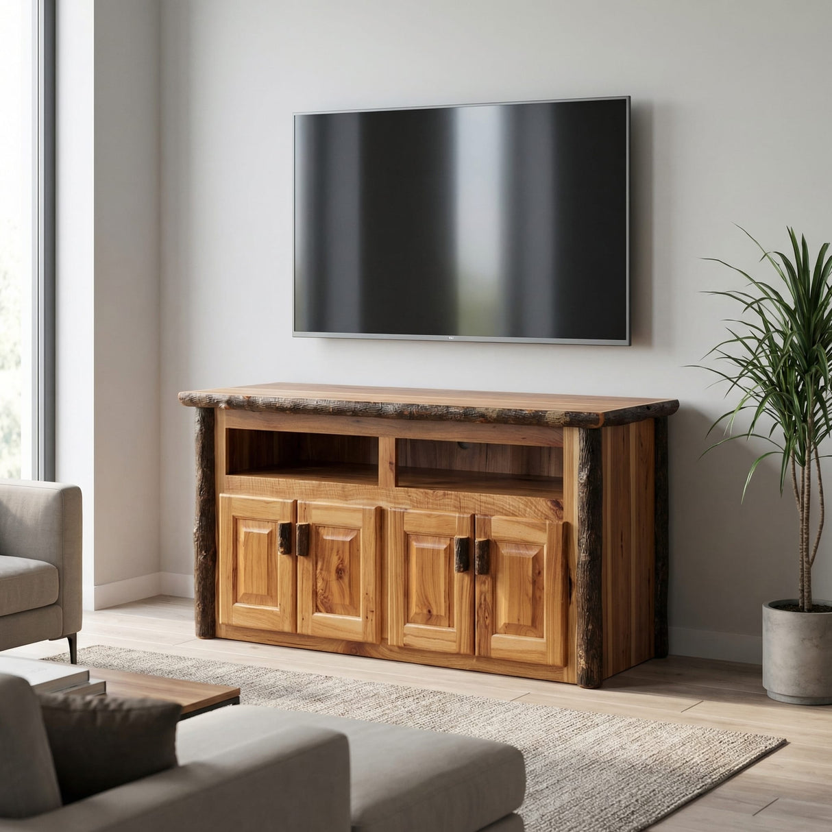 Hickory Widescreen Television Stand