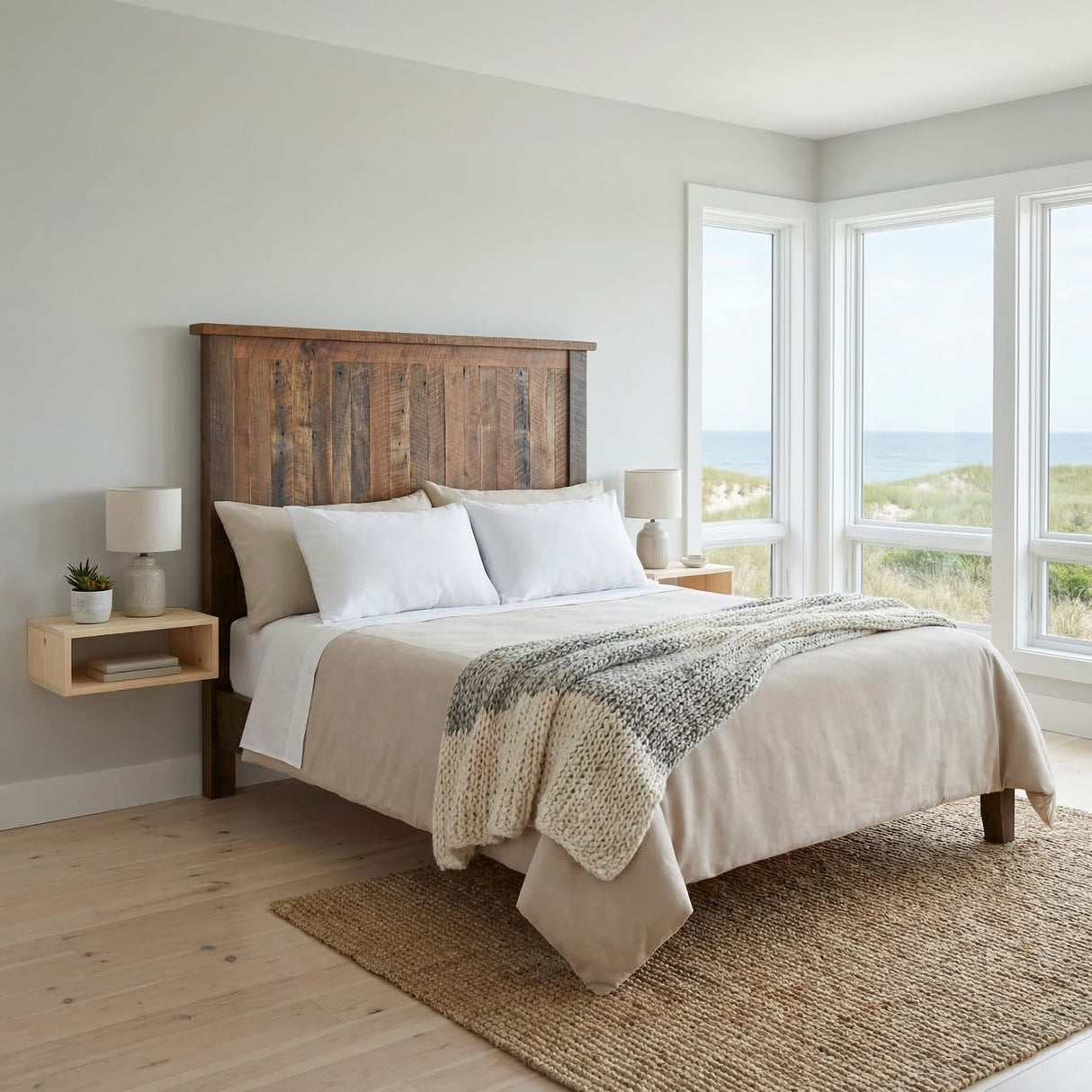 Traditional Barnwood Headboard