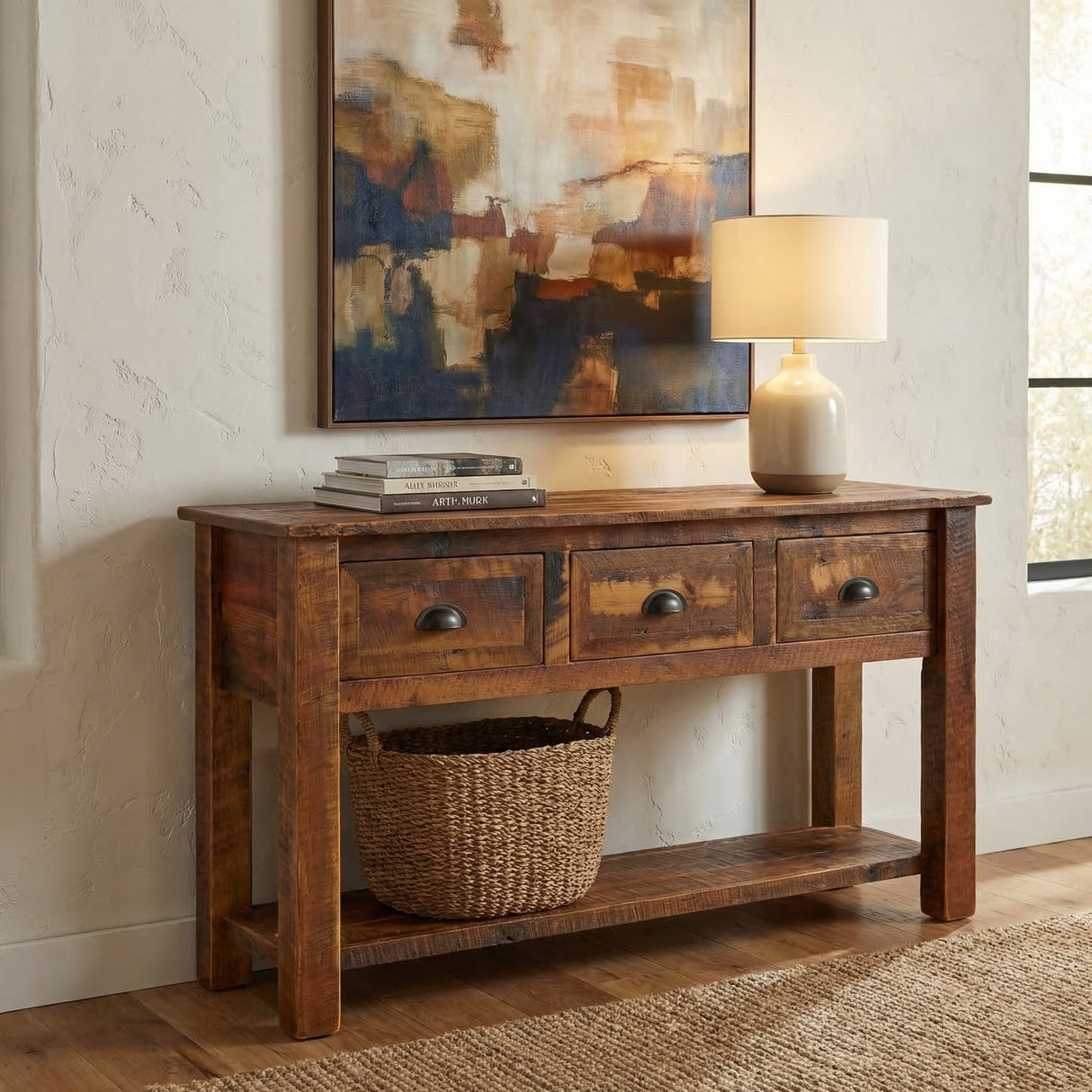 Barnwood Console Table