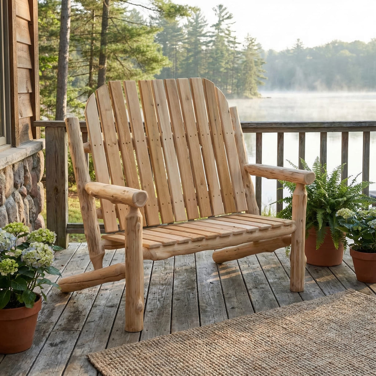 Dakota Two-Person Adirondack Chair