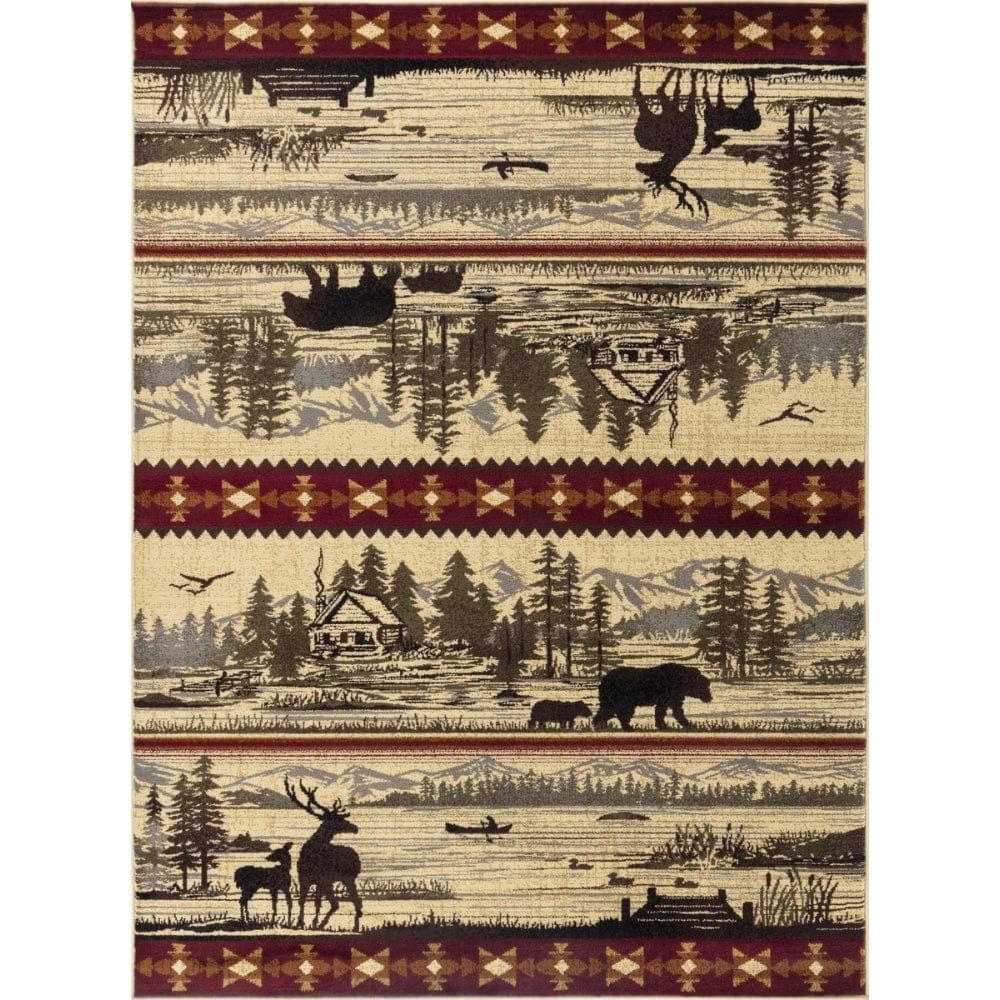 Lakeside Wildlife Area Rug