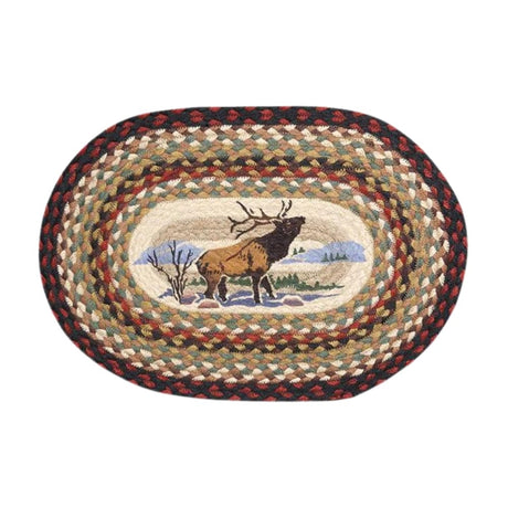 Landscape Elk Oval Placemat
