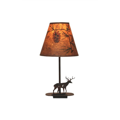 Mini Deer Iron Accent Lamp