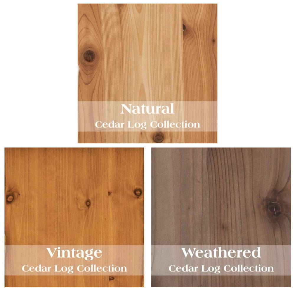 Cedar Log Pioneer Mirror Frame