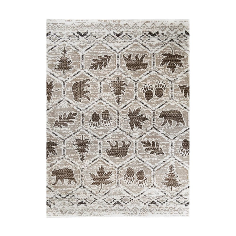 Nature Print Area Rug