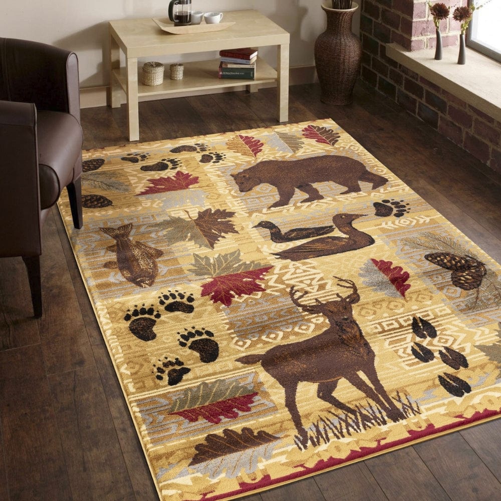 Nature Tracks Area Rug