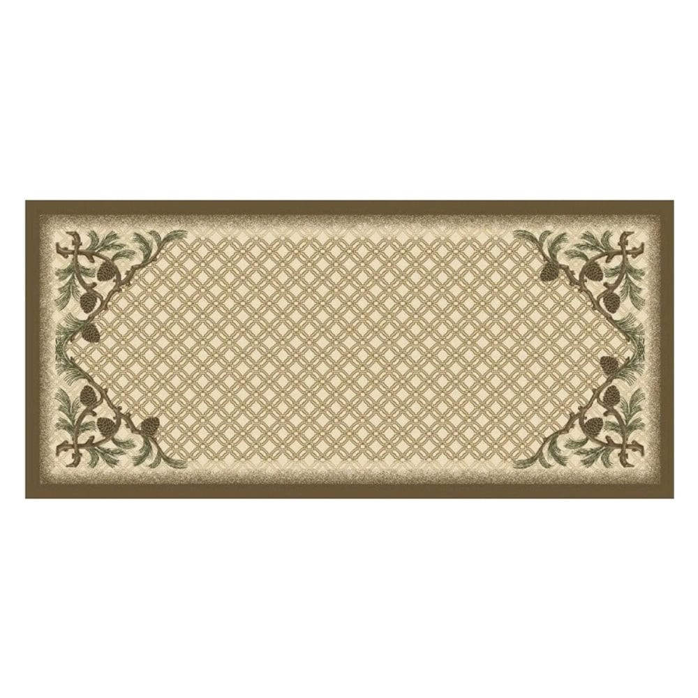 Pinecone Edge Accent Rug