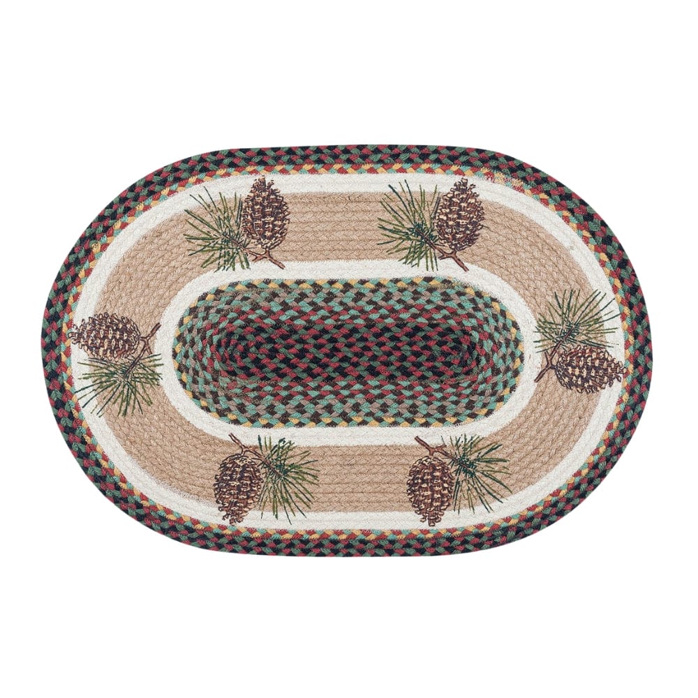Pinecone Ring Oval Rug