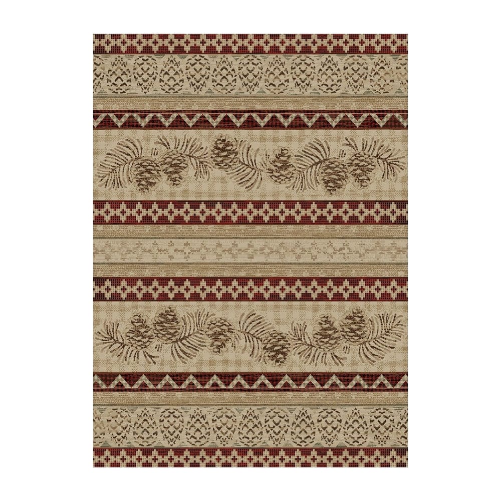 Pinecone Stripe Area Rug