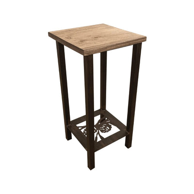 Pinecone Top Square Drink Table