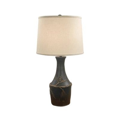 Pinecone Vase Table Lamp