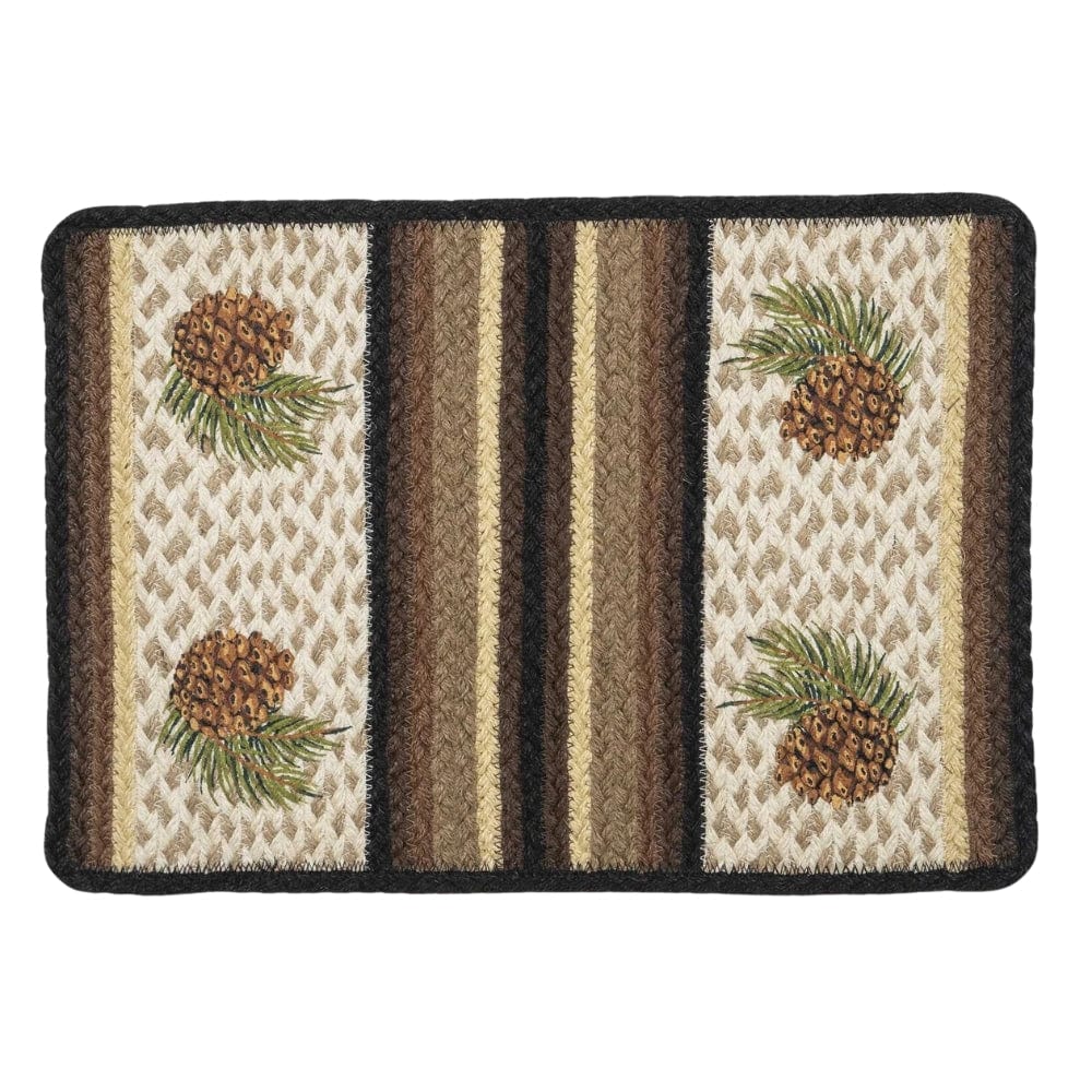 Pinecone Ring Oblong Printed Placemat