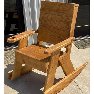 Rustic Outdoor Rocking Chair