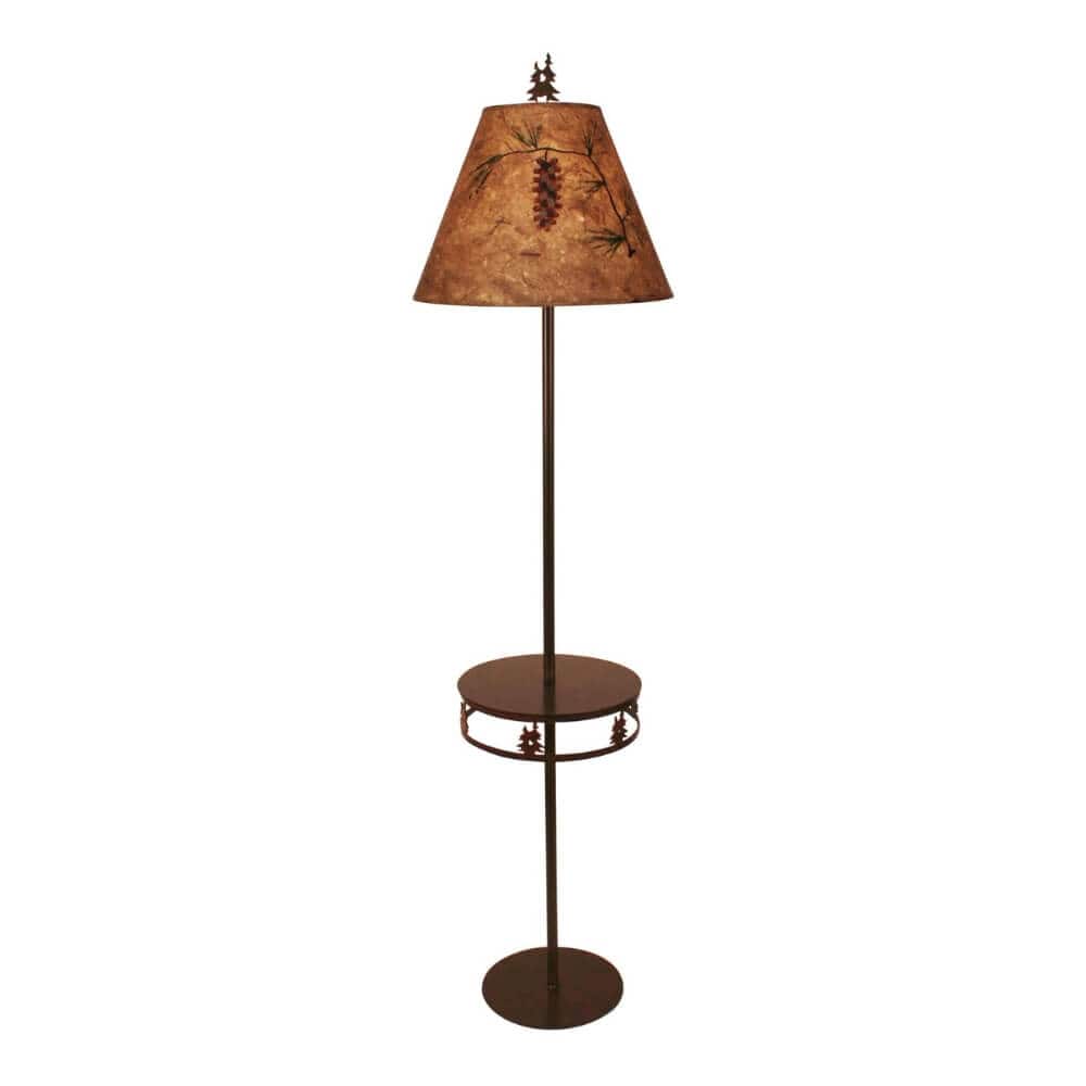 Sienna Double Tree Drink Tray Floor Lamp