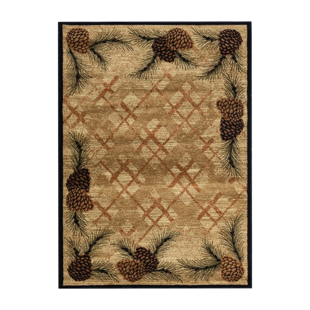 Spruce Border Area Rug