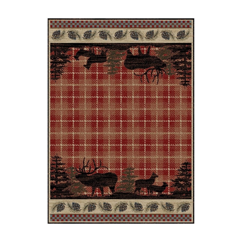 Wilderness Plaid Area Rug
