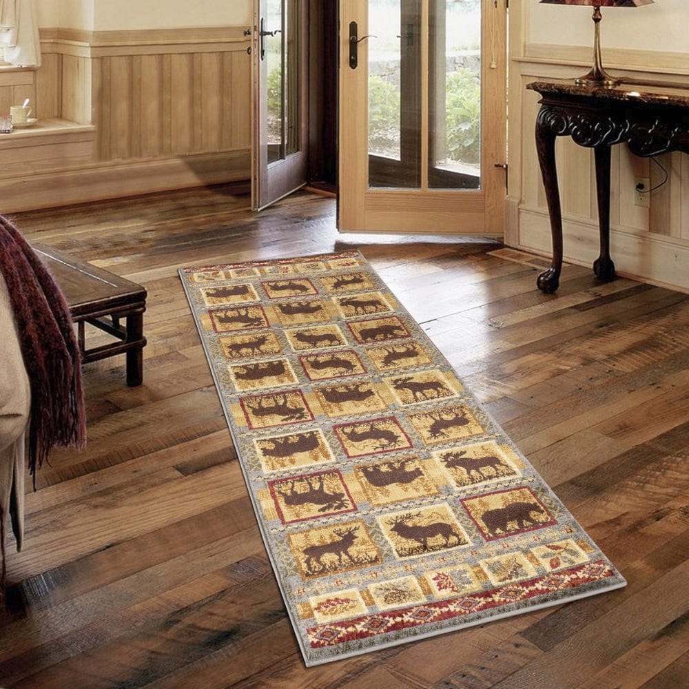Wildlife Pattern Area Rug