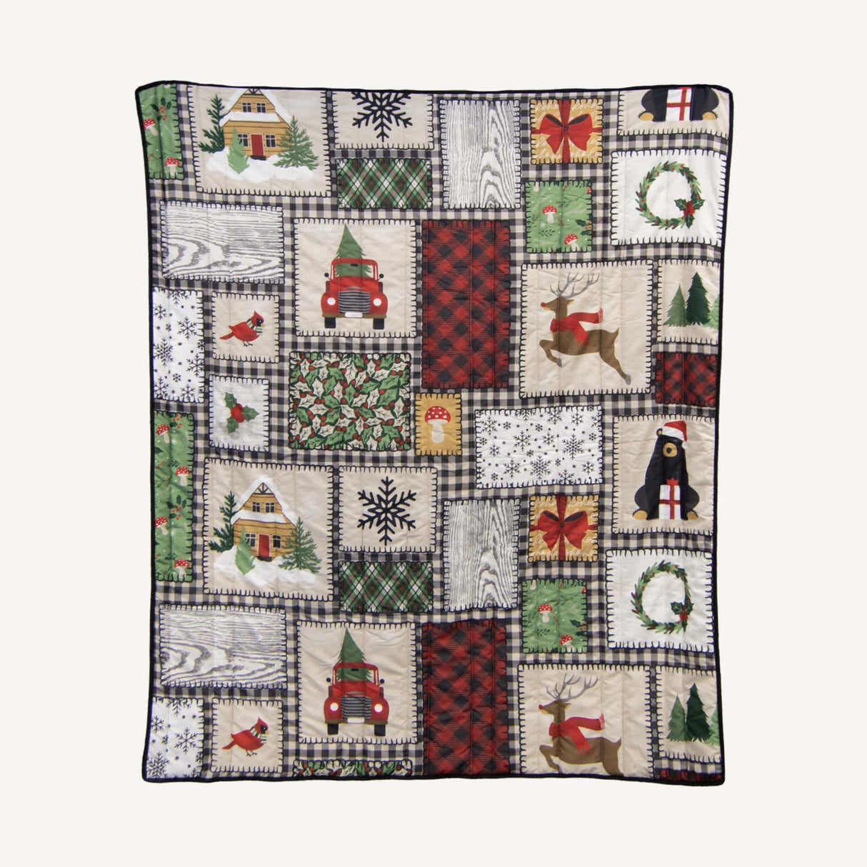Holiday Cottage Throw