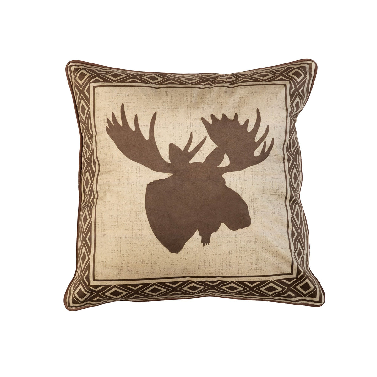 Pine Prize Moose & Leaf Pillow