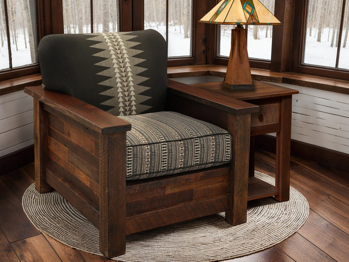 Barnwood Americana Lounge Chair