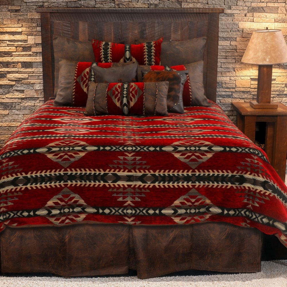 Crimson Catch Duvet Set