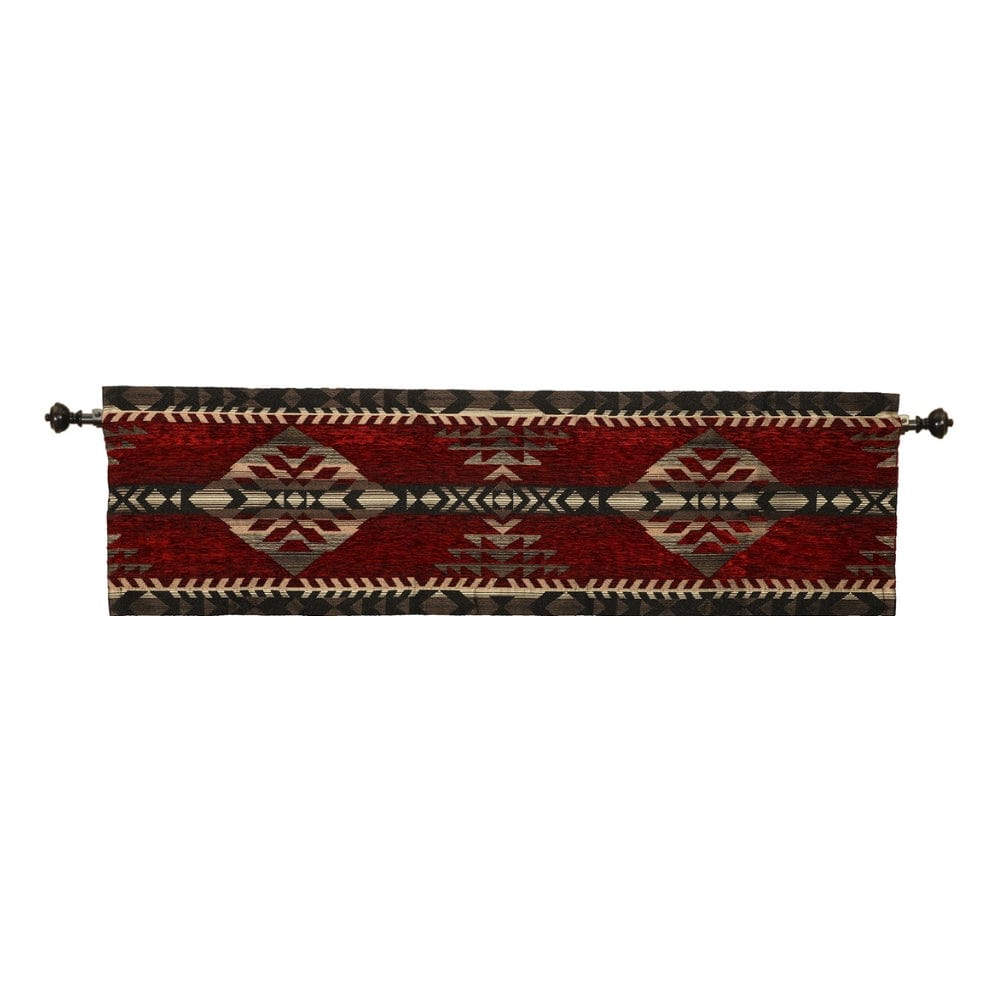 Crimson Catch Valance