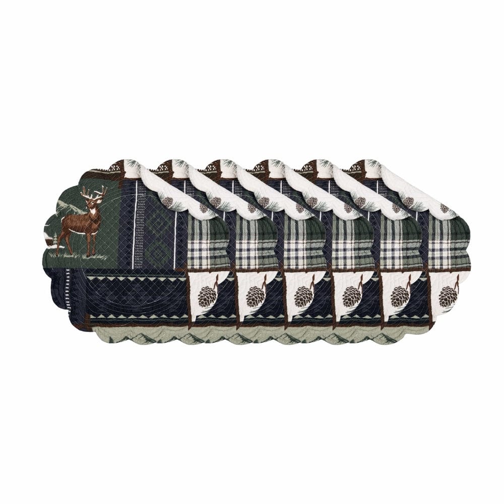 Wildlife State Round Placemat Set