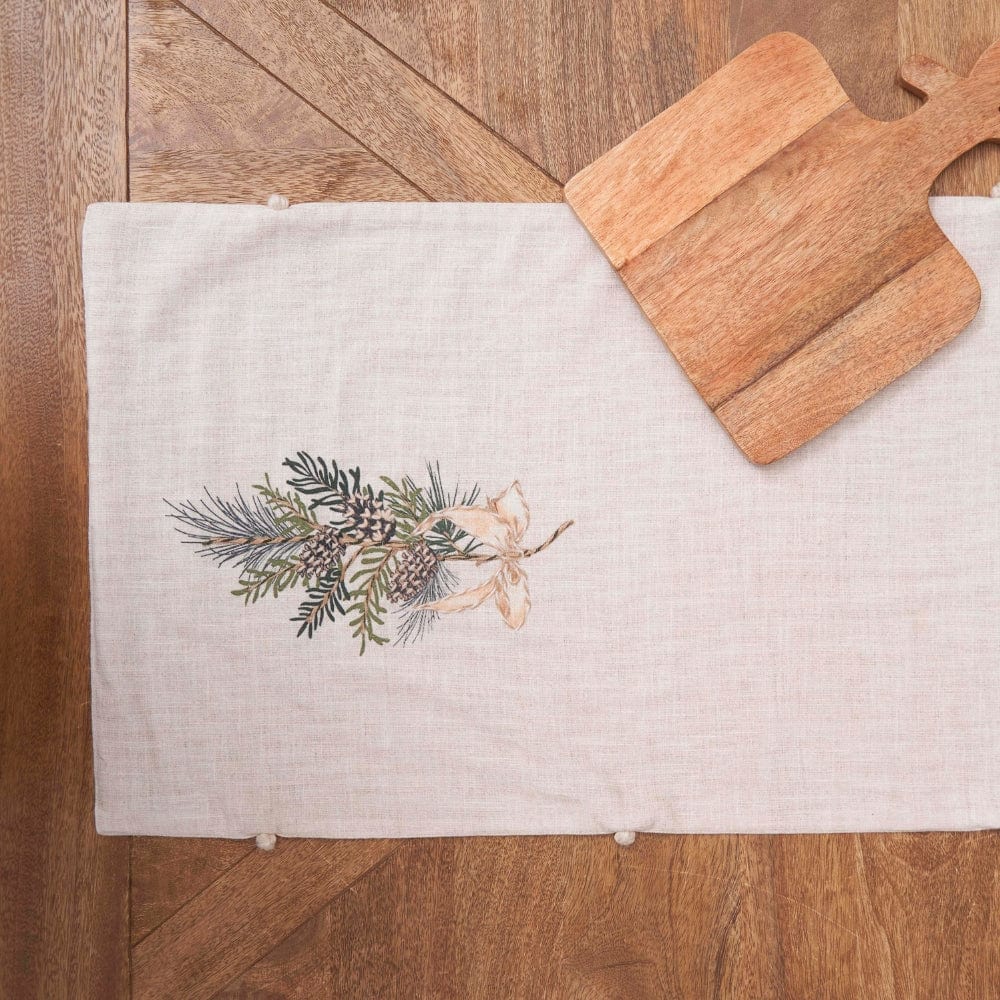 Perfect Pinecone Table Runner