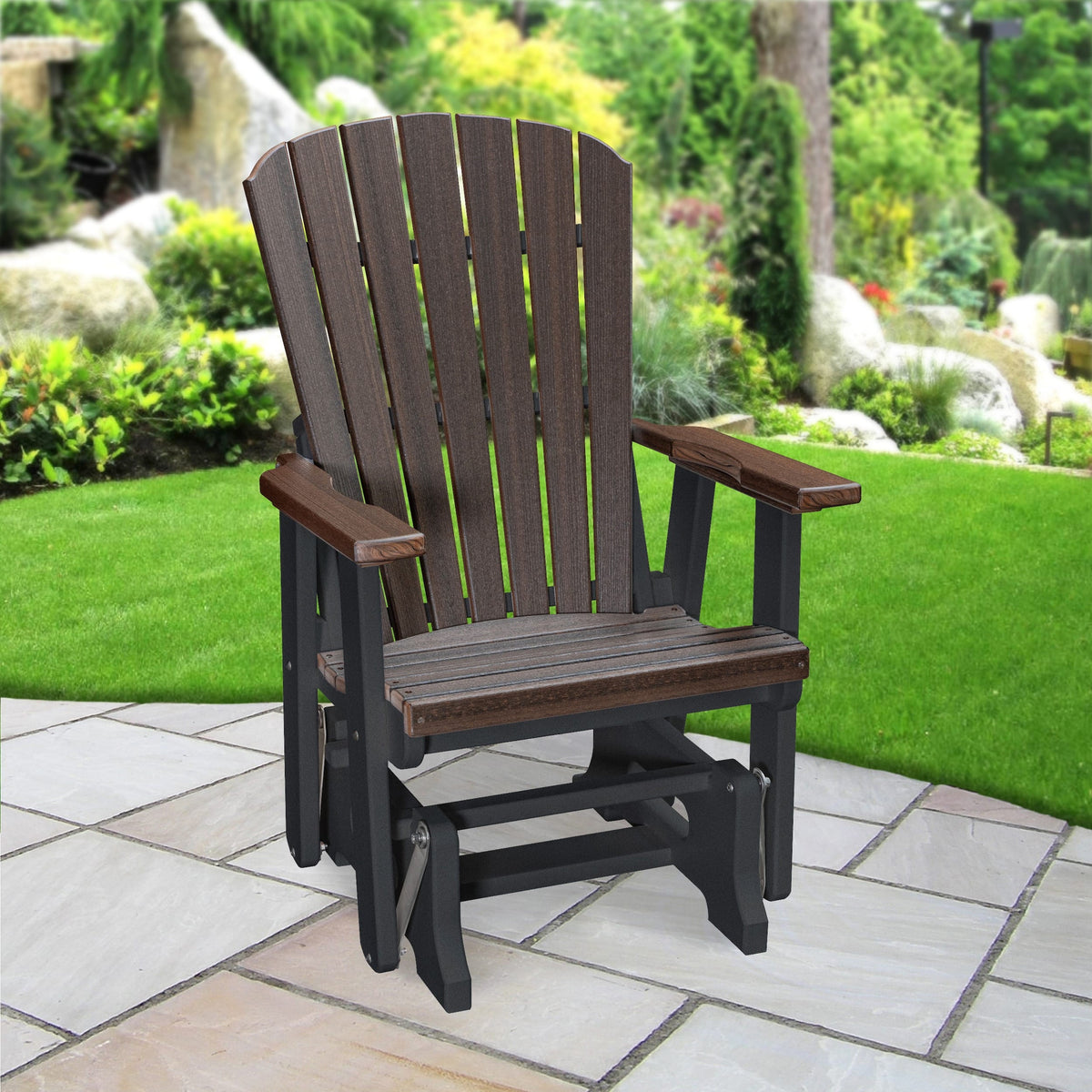 Premier Patio Fan Back Glider